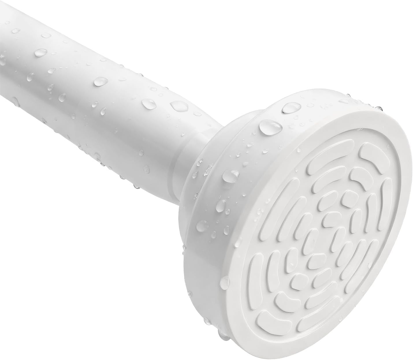 Umimile Shower Curtain Rod, 1 Inch Diameter Adjustable Spring Tension Curtain Rod, 304 Stainless Steel Shower Rod for Bathroom, Windows, Never Rust Non-Slip (Stainless Steel, 50-86”)